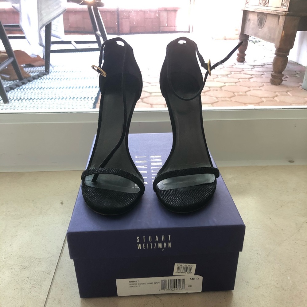 Stuart Weitzman Nudist in Goose Bump